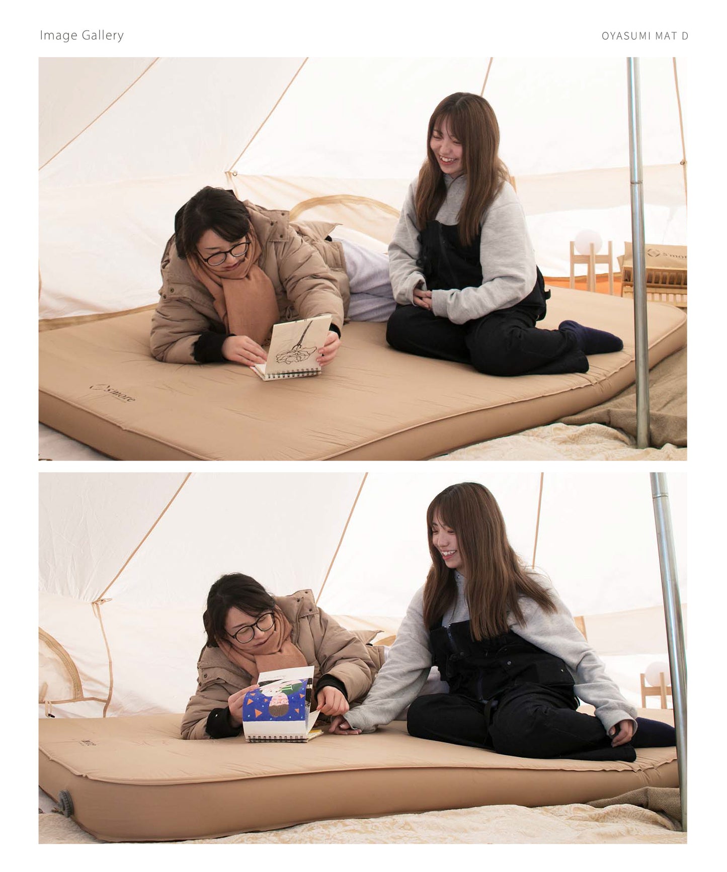 【OYASUMI MAT D 】折り畳み可能なキャンプ用マット