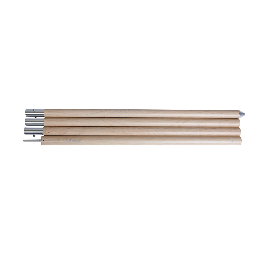 【 Alumi pole 2.4 woodi 】 アルミポール 2.4 ウッディー 直径28mm 高さ120〜240cm