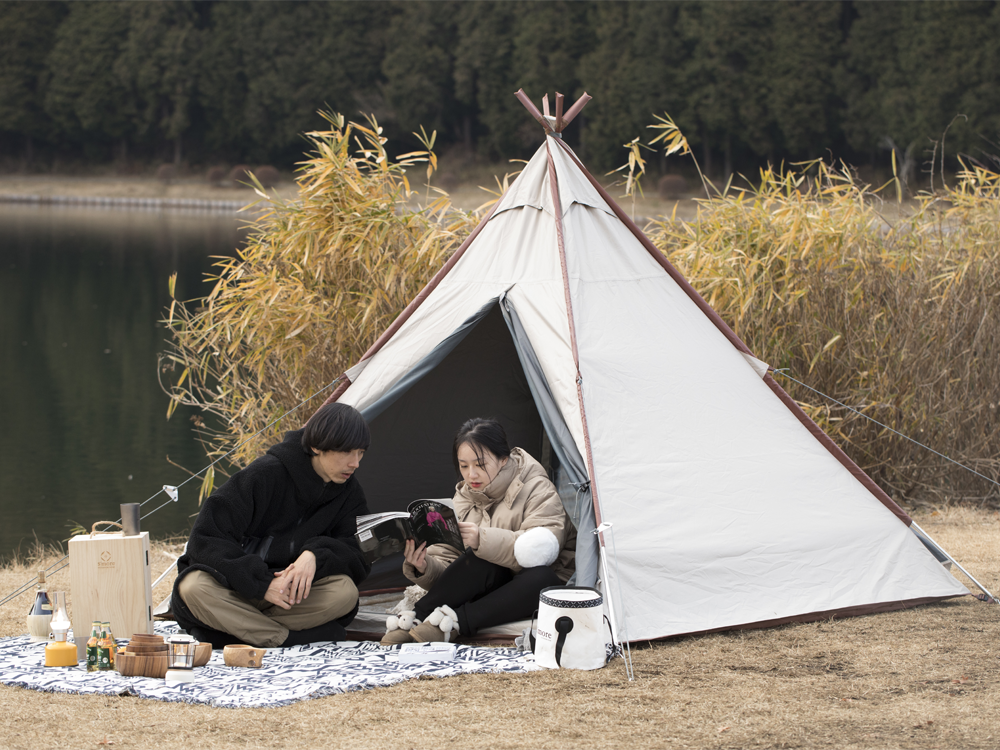 【 A-Base tent 】Aベーステント ポリエステルテント ソロテント ティピー型個性派