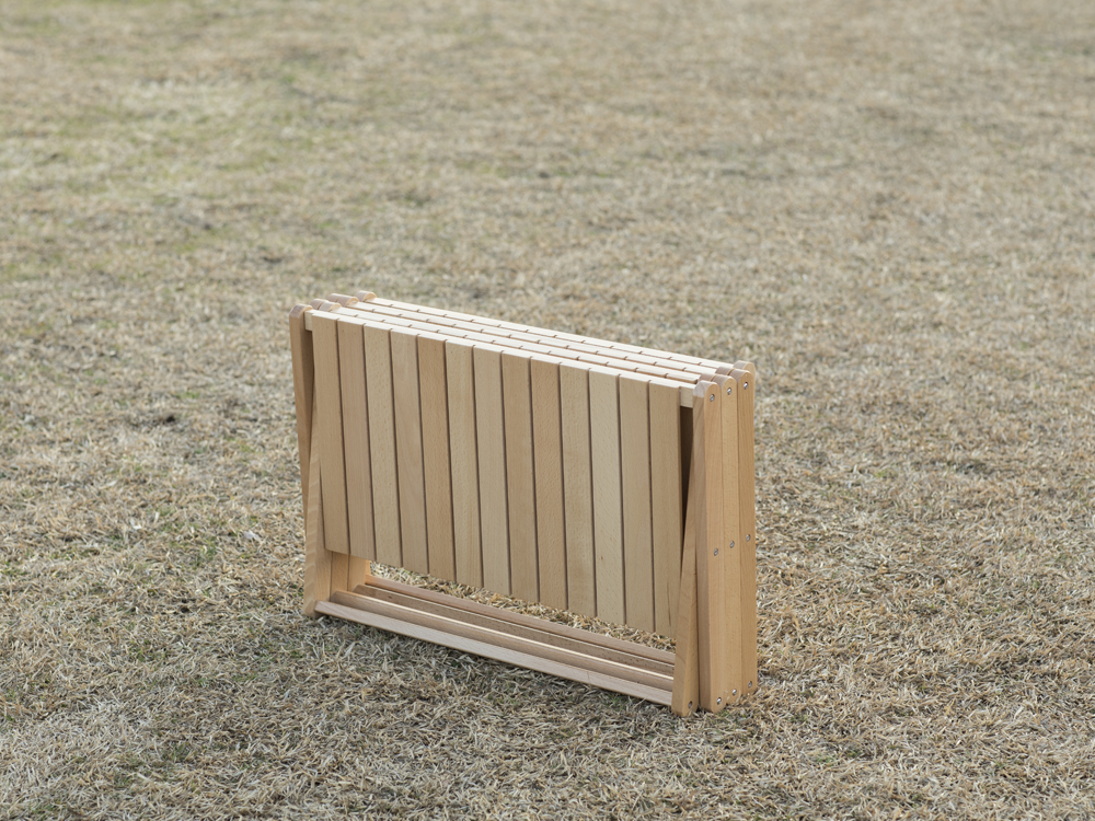【Woodi Folding Rack】折り畳み木製4段ラック