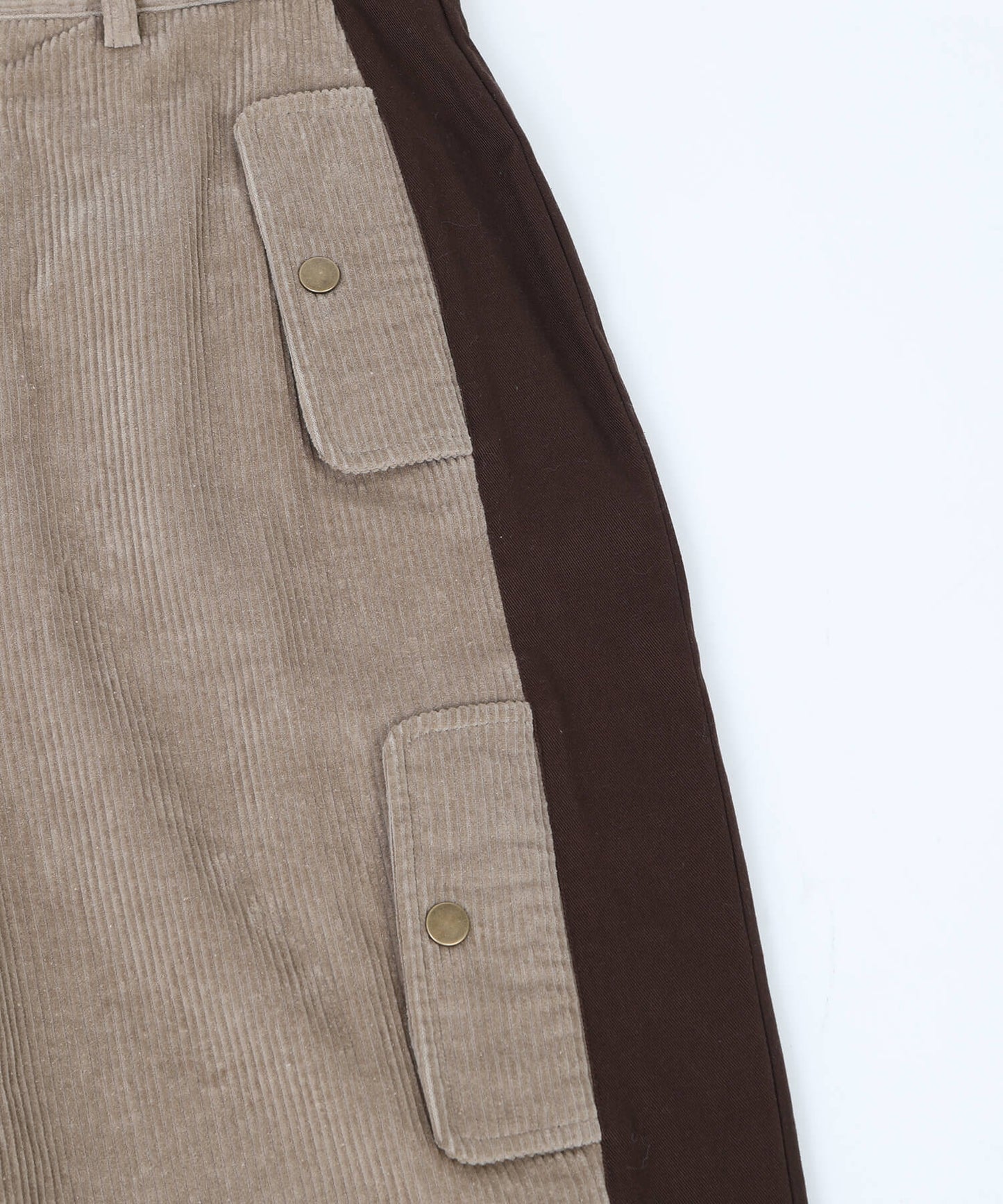 W POCKETS CORDUROY LINE PANTS