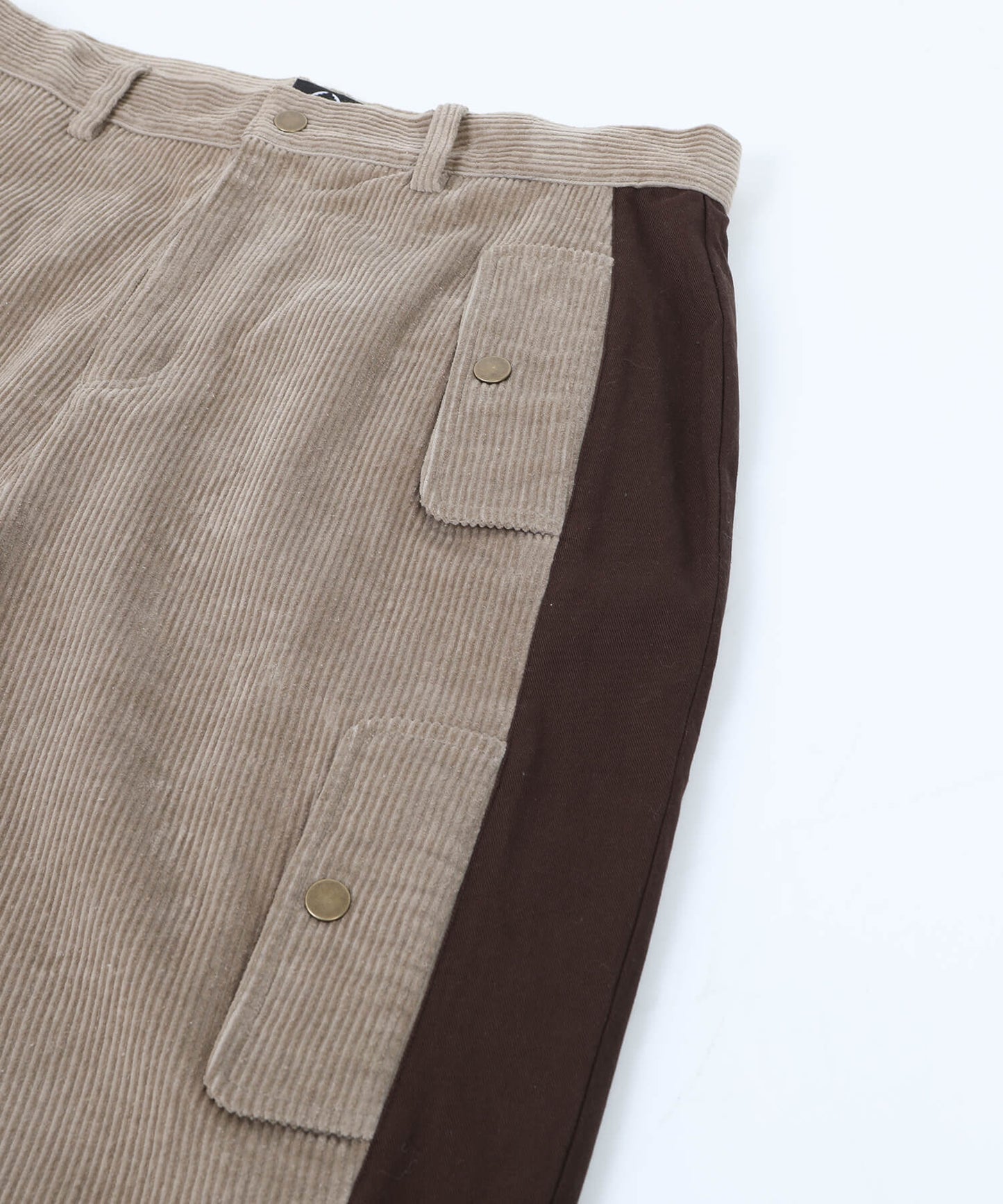 W POCKETS CORDUROY LINE PANTS