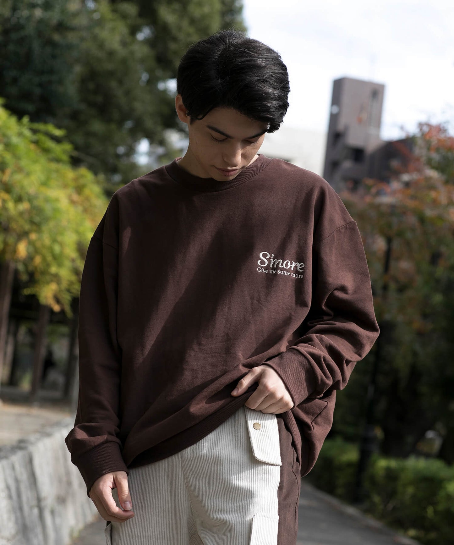 W POCKETS CORDUROY LINE PANTS
