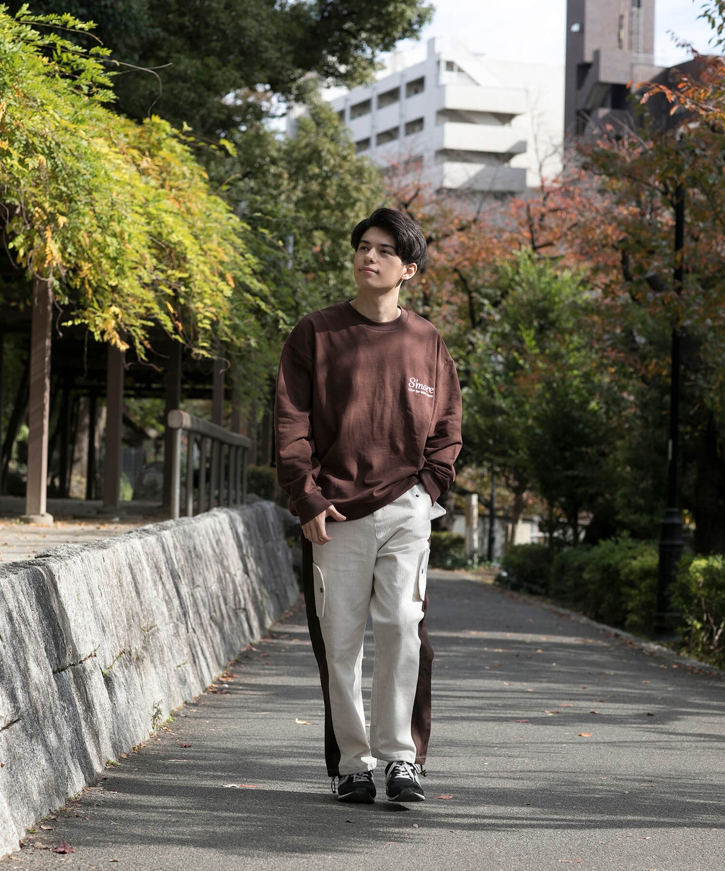 W POCKETS CORDUROY LINE PANTS