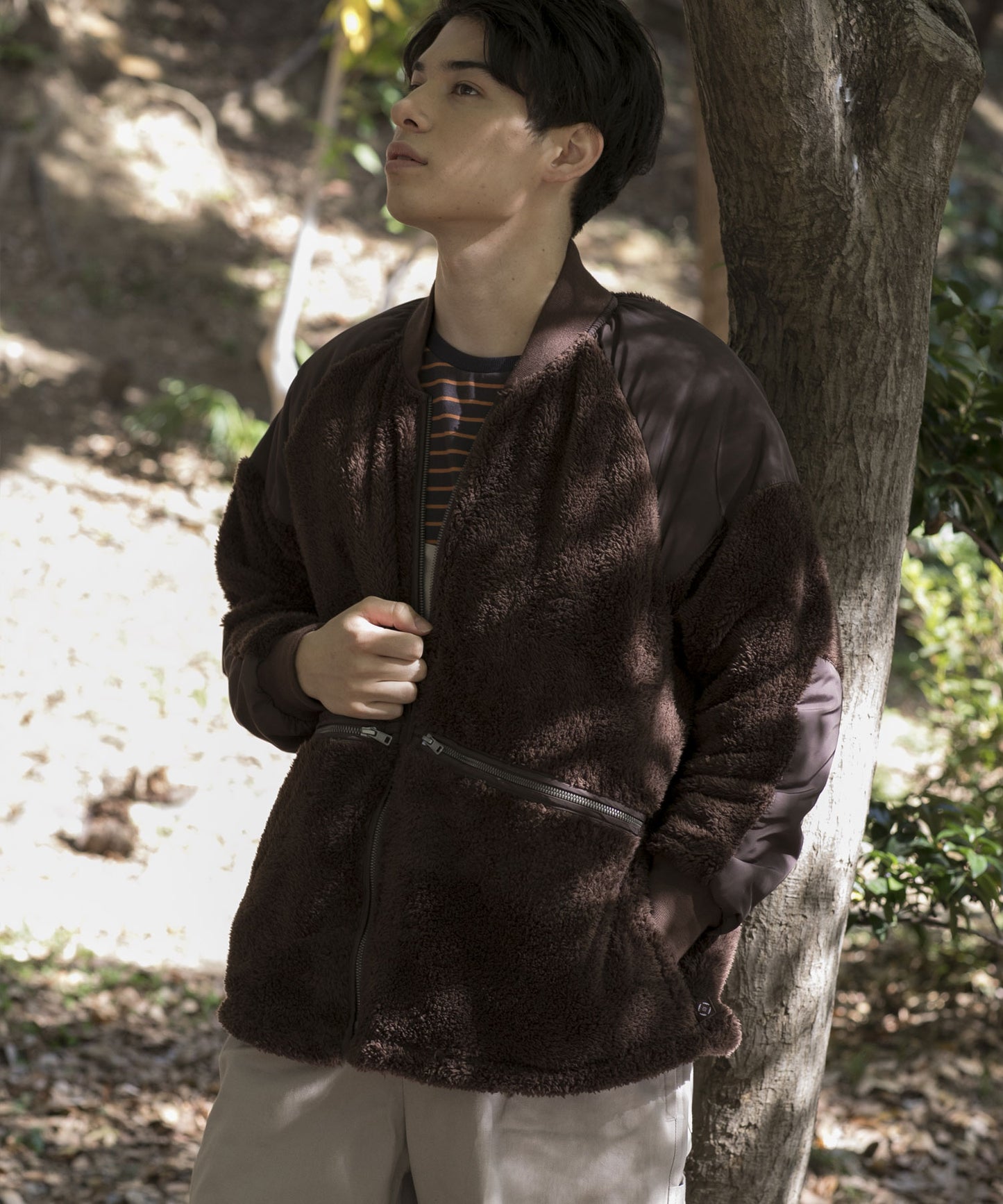 ZIPPER FLEECE JACKET