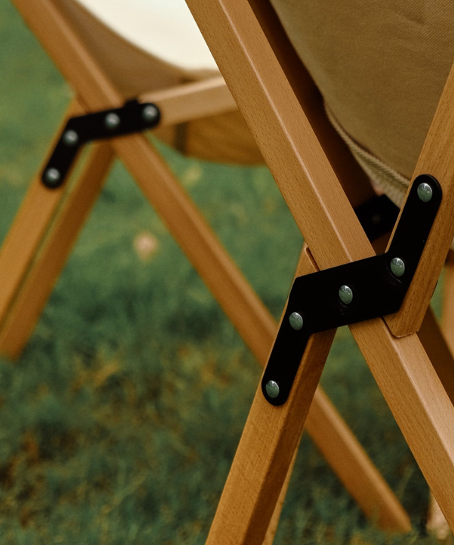 【 Woodi pack chair 】ウッディーパックチェア ブナ材 木製キャンバスチェア