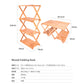 New!!【Woodi Folding Rack / 2way 】ウッディフォールディングラック テーブルにも変形する折り畳み木製4段ラック