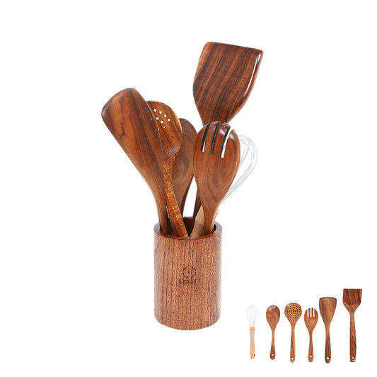 【 Kithen tools 7set 】 キッチンツール7点セット 木製