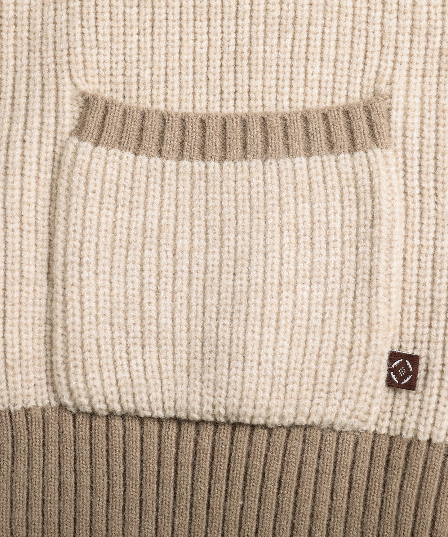 New!! Bicolor knit cardigan