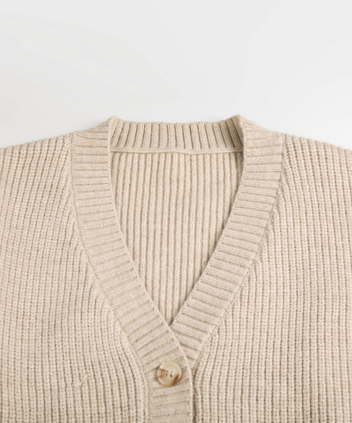 New!! Bicolor knit cardigan
