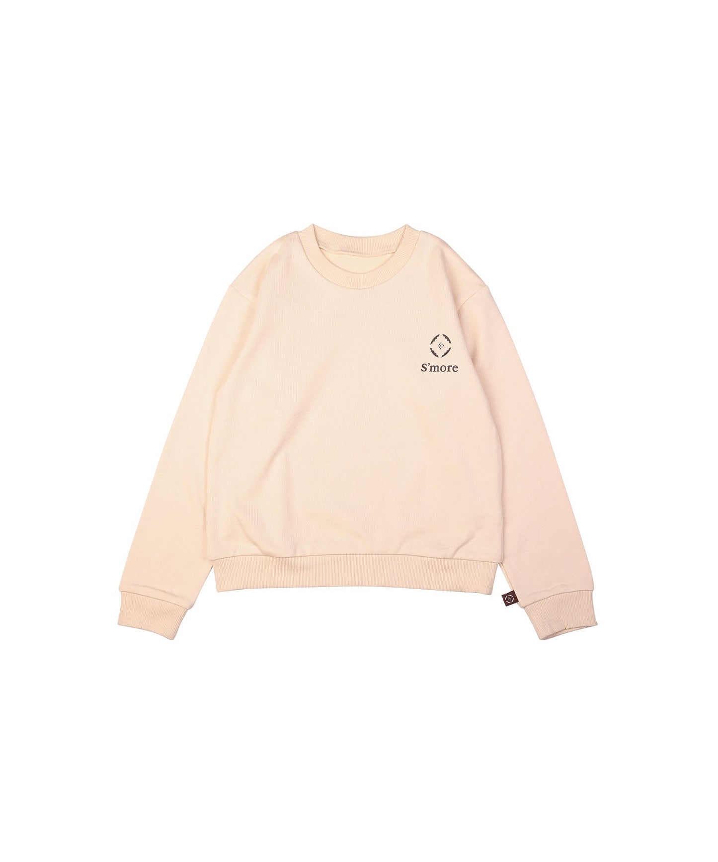 S'more COTTON CREW NECK BIG -SWEAT -- S'more recipe（キッズ）コットンクルーネックビッグスウェット-スモアレシピ(キッズ)