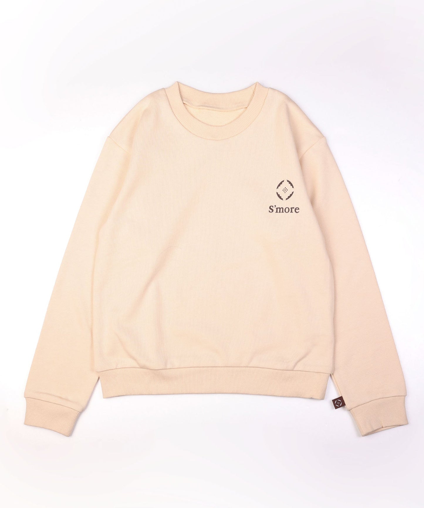 S'more COTTON CREW NECK BIG -SWEAT -- S'more recipe（キッズ）コットンクルーネックビッグスウェット-スモアレシピ(キッズ)