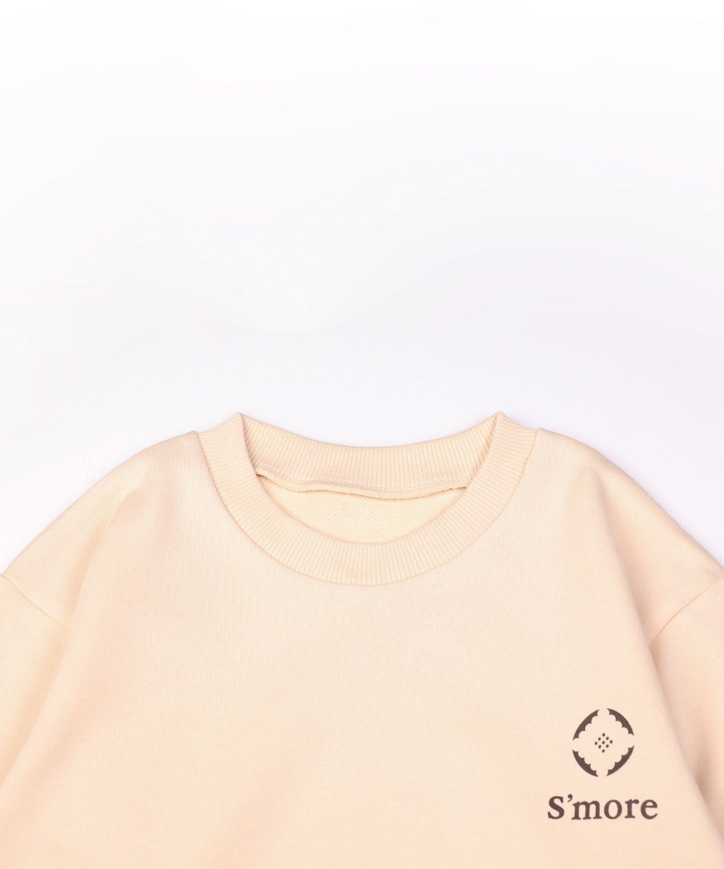 S'more COTTON CREW NECK BIG -SWEAT -- S'more recipe（キッズ）コットンクルーネックビッグスウェット-スモアレシピ(キッズ)