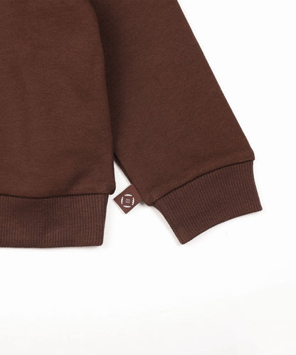 S'more COTTON CREW NECK BIG -SWEAT -- S'more recipe（キッズ）コットンクルーネックビッグスウェット-スモアレシピ(キッズ)