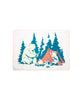 スモア イラストレーションブランケット (ザベアーアンドフォックス)【S'more illustration blanket（The Bear and the Fox）】