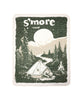 スモア イラストレーションブランケット (ザベアーズソロキャンピング)【S'more illustration blanket（The Bear's Solo Camping）】
