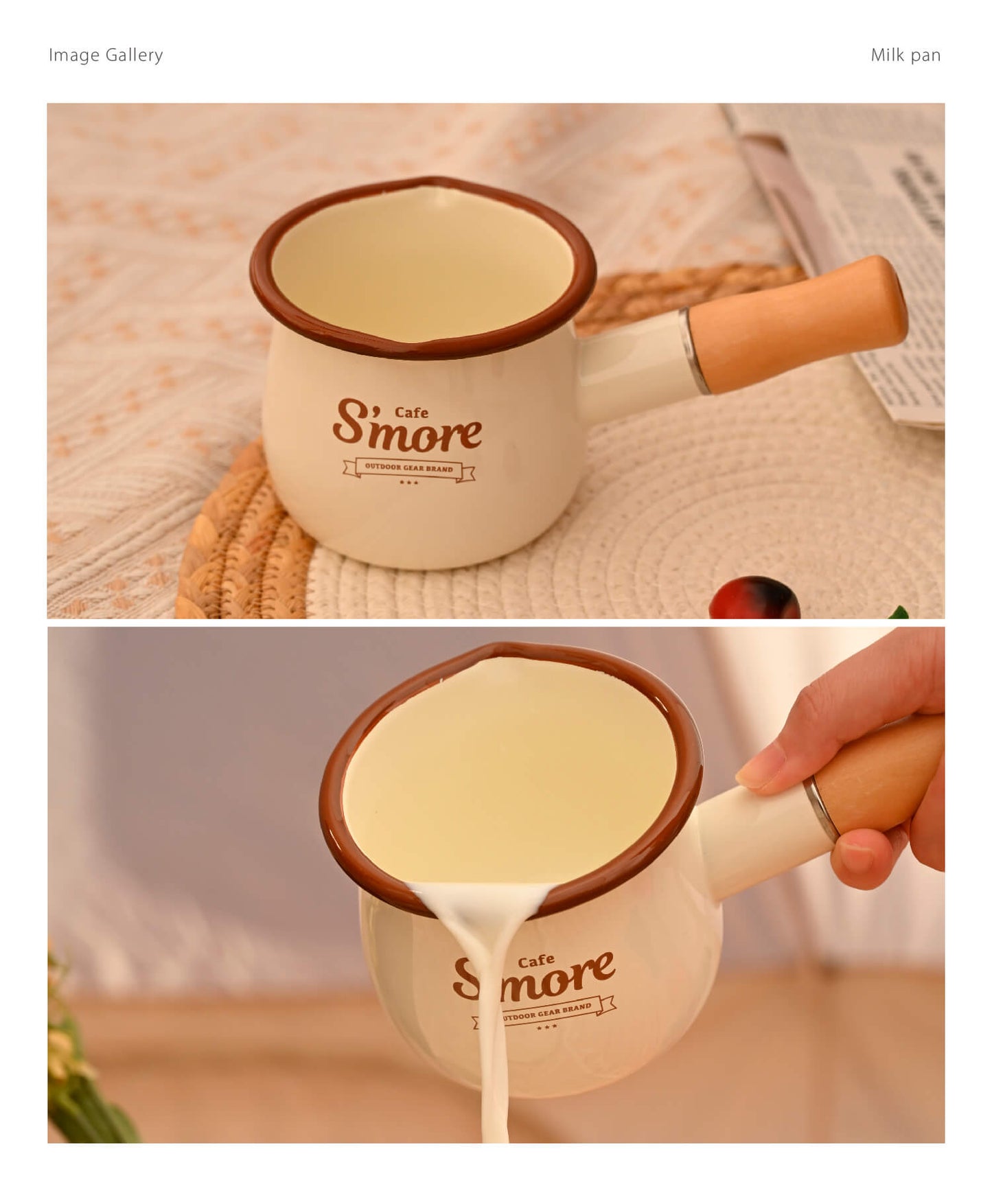 New!! café s'more milk pan