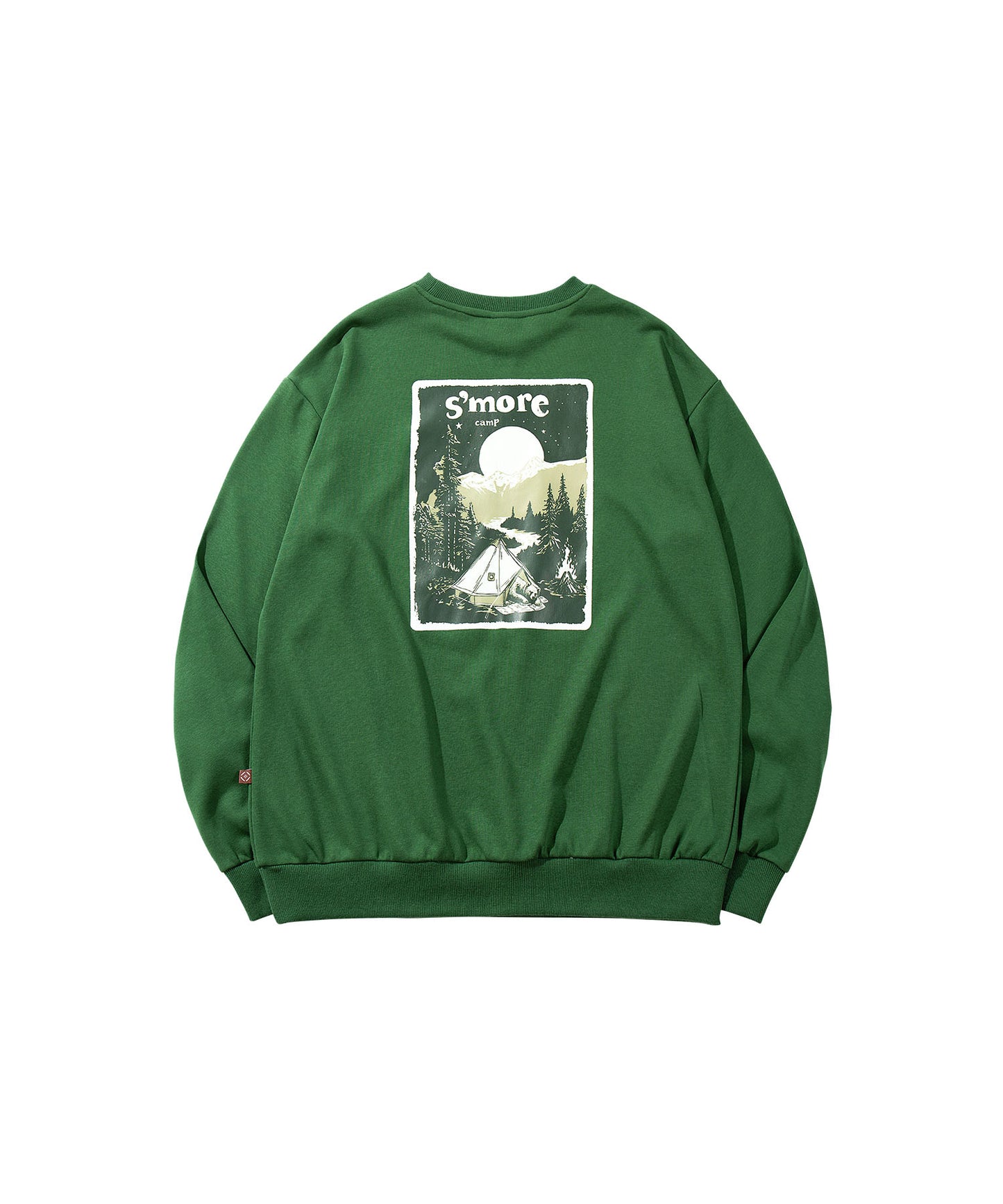 S'more Solo Camping Bear S/S pt.Sweat ソロキャンプの熊プリントスウェット