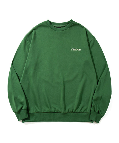 S'more Solo Camping Bear S/S pt.Sweat ソロキャンプの熊プリントスウェット