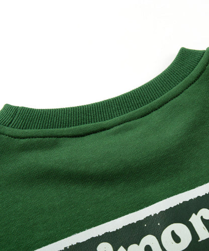 S'more Solo Camping Bear S/S pt.Sweat ソロキャンプの熊プリントスウェット