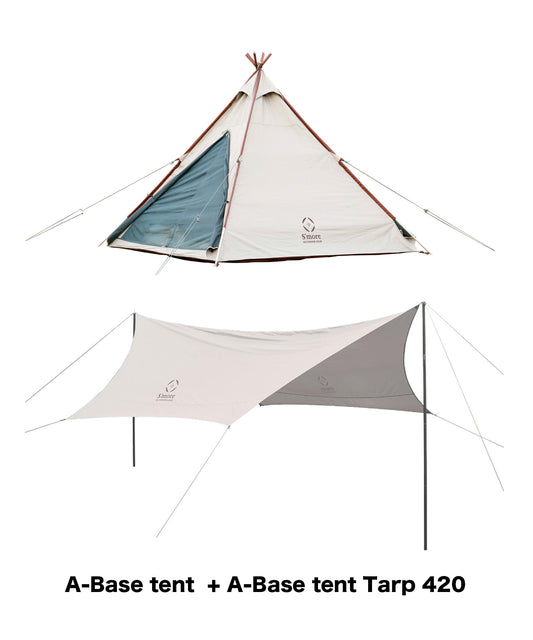 Winter Camp セール！ Tarp 420 + A-Base tent set 数量限定セット【送料無料・1年保証】