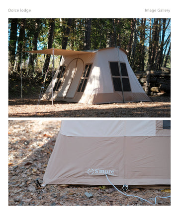 Dolce Lodge 】 ドルチェロッジ ロッジ型ポリコットンテント 