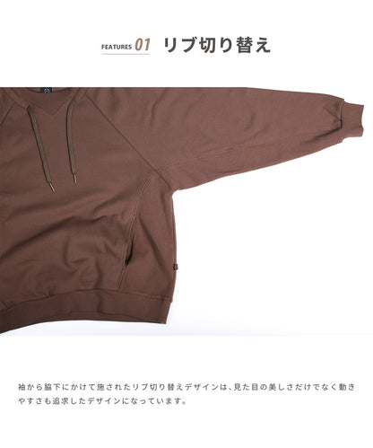 【2025/8/8金9時半発売】S'more Cotton crew neck pocket sweatshirt  コットンクルーネックポケット スウェットシャツ