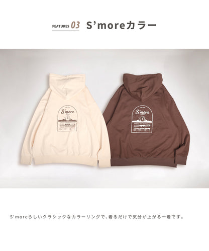 【2025/8/8金9時半発売】S'more Cotton crew neck pocket sweatshirt  コットンクルーネックポケット スウェットシャツ