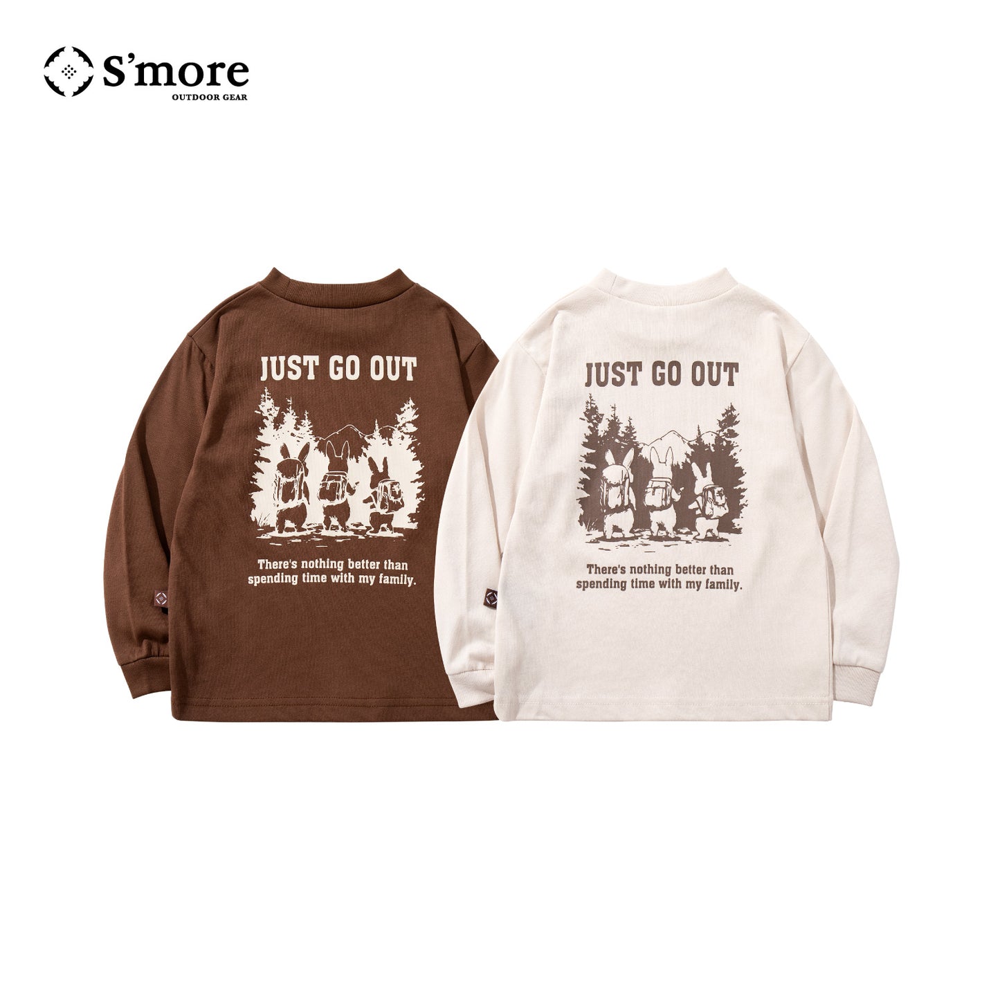 S'more  Just Go Out L/S Tee ジャストゴーアウトロングスリーブTシャツ KIDS