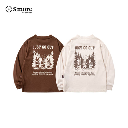 S'more  Just Go Out L/S Tee ジャストゴーアウトロングスリーブTシャツ KIDS