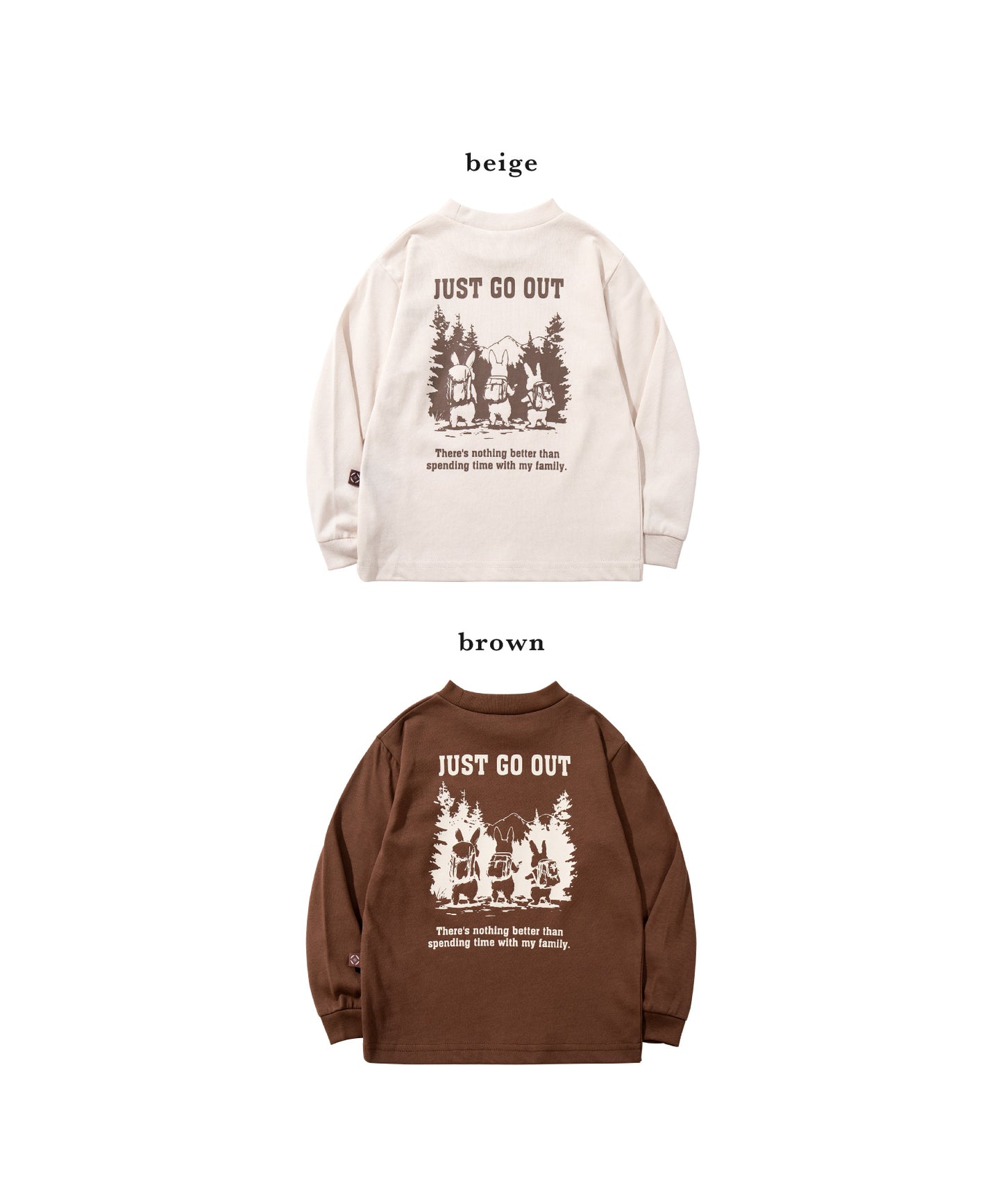 S'more  Just Go Out L/S Tee ジャストゴーアウトロングスリーブTシャツ KIDS
