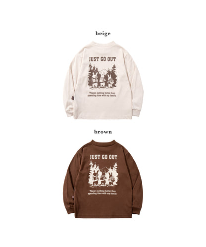 S'more  Just Go Out L/S Tee ジャストゴーアウトロングスリーブTシャツ KIDS