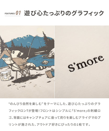 S'more  Fishing Time L/S Tee フィッシングタイムロングスリーブTシャツ