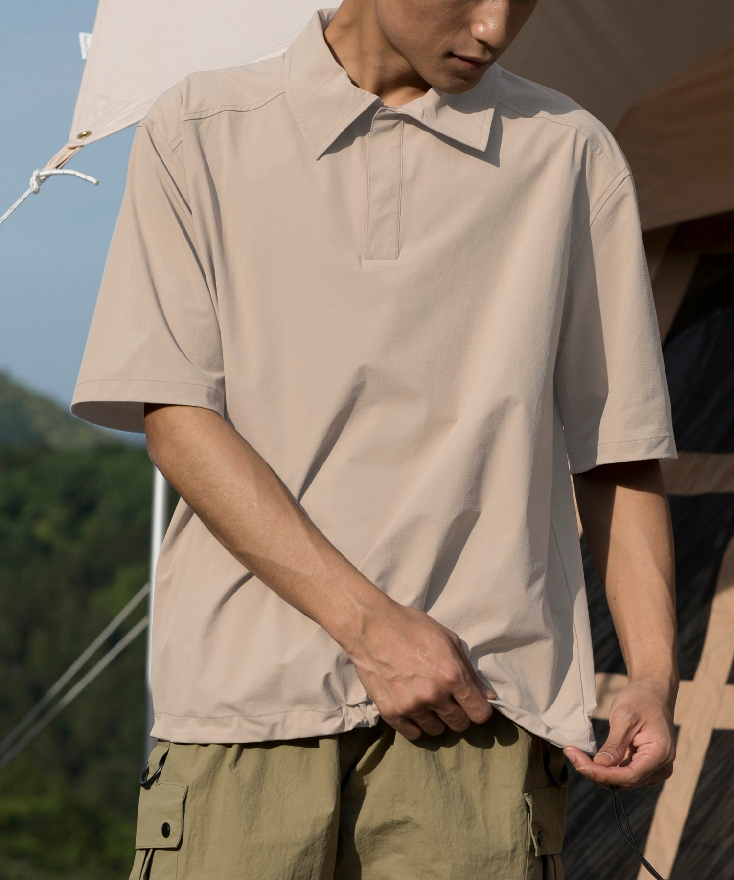 【outdoorsale20％OFF 8.1-8.31絶賛開催】Anti-static polo shirt