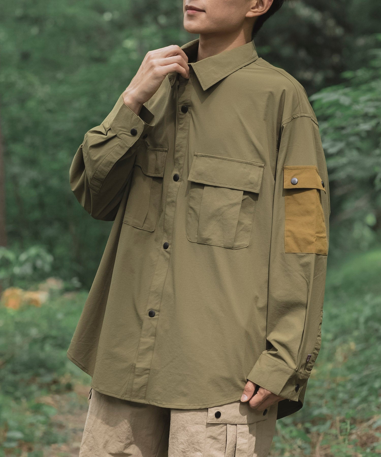 【outdoorsale20％OFF 8.1-8.31絶賛開催】Anti-static pocket shirt
