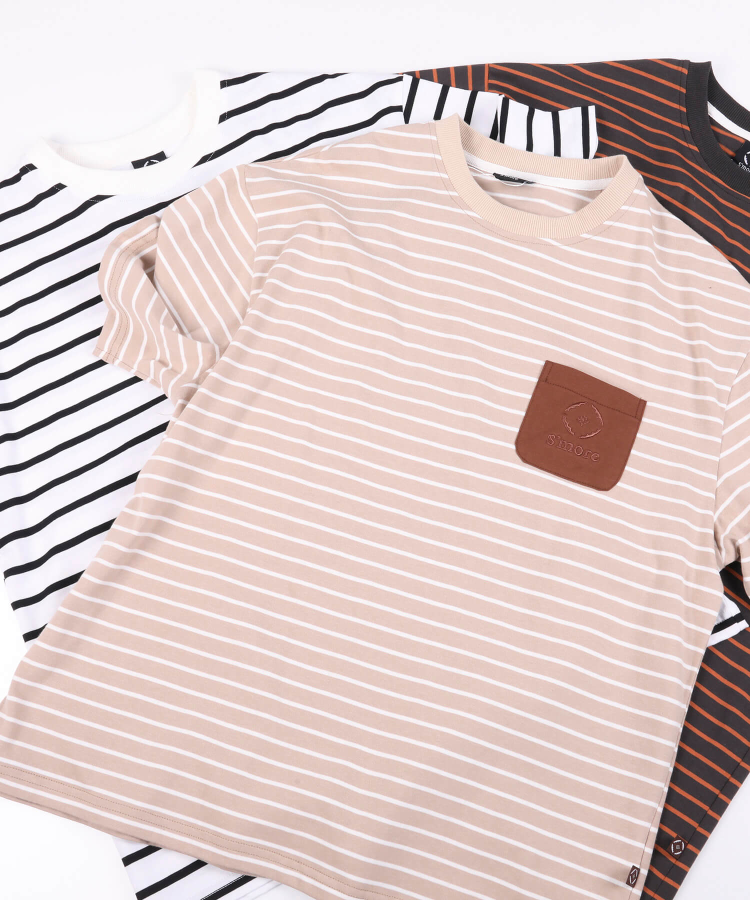 【outdoorsale10％OFF 8.1-8.31絶賛開催】BORDER POCKET S/S T SHIRTS