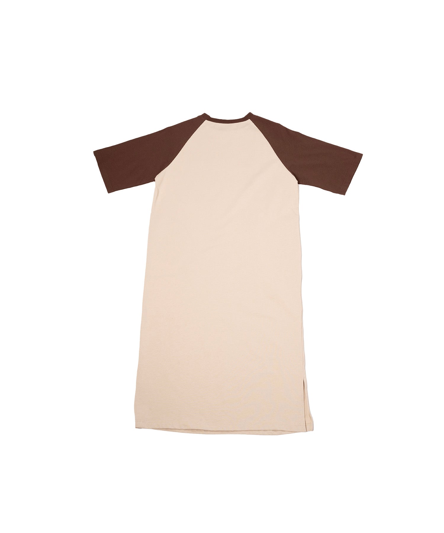 【春応援第二弾 20％OFF　開催期間:3/1～4/3】New!! Bicolor T-shirt dress バイカラーワンピース