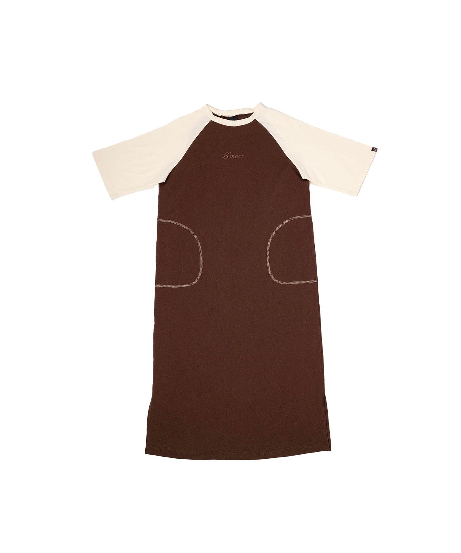 【春応援第二弾 20％OFF　開催期間:3/1～4/3】New!! Bicolor T-shirt dress バイカラーワンピース