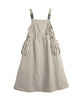 S'more　Strap Long Skirt with Large Pockets