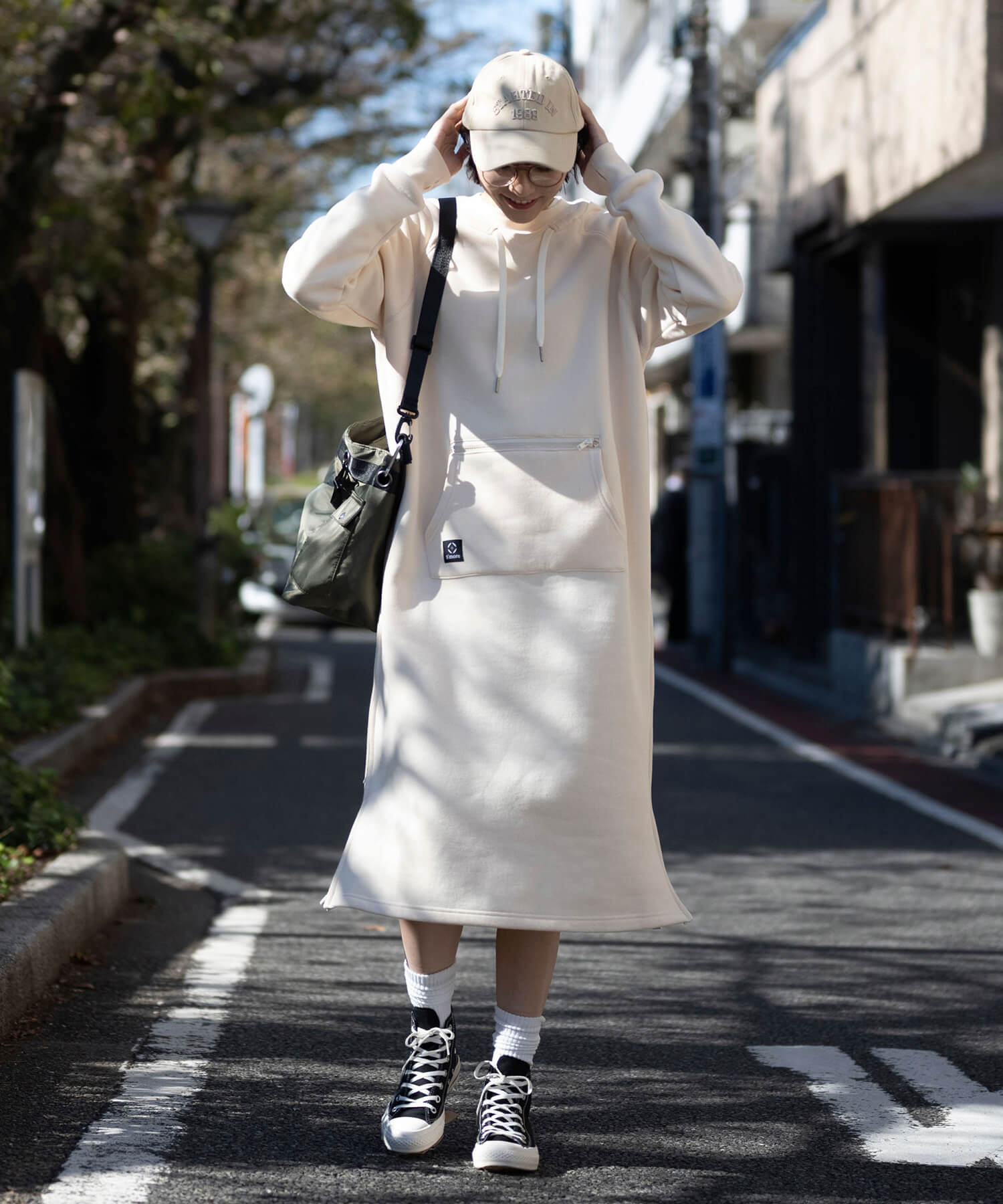 Double pocket sweatshirt dress 裏起毛スウェットワンピース – 【公式】S'more（スモア）