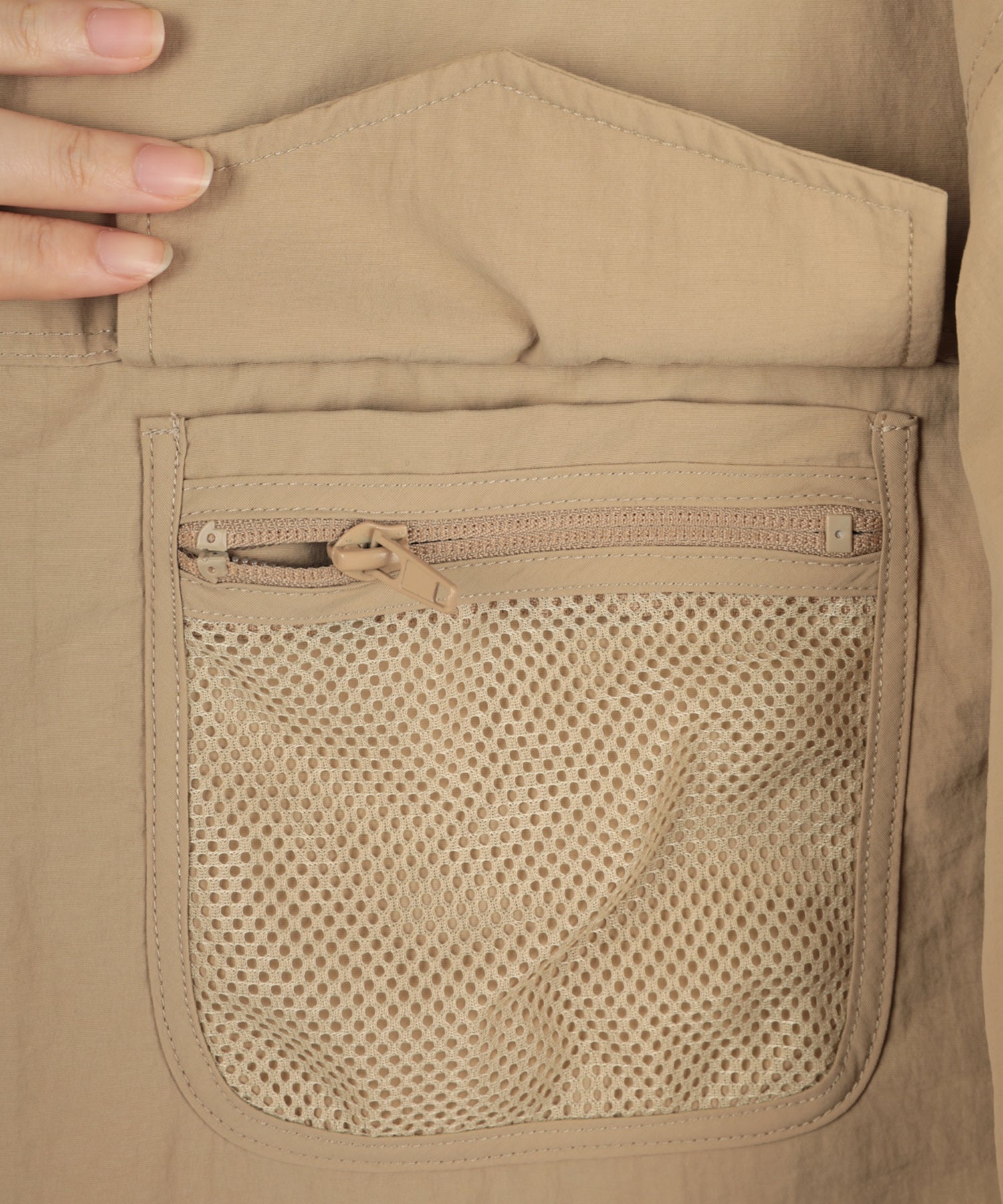 【outdoorsale20％OFF 8.1-8.31絶賛開催】Mesh pocket s/s shirt