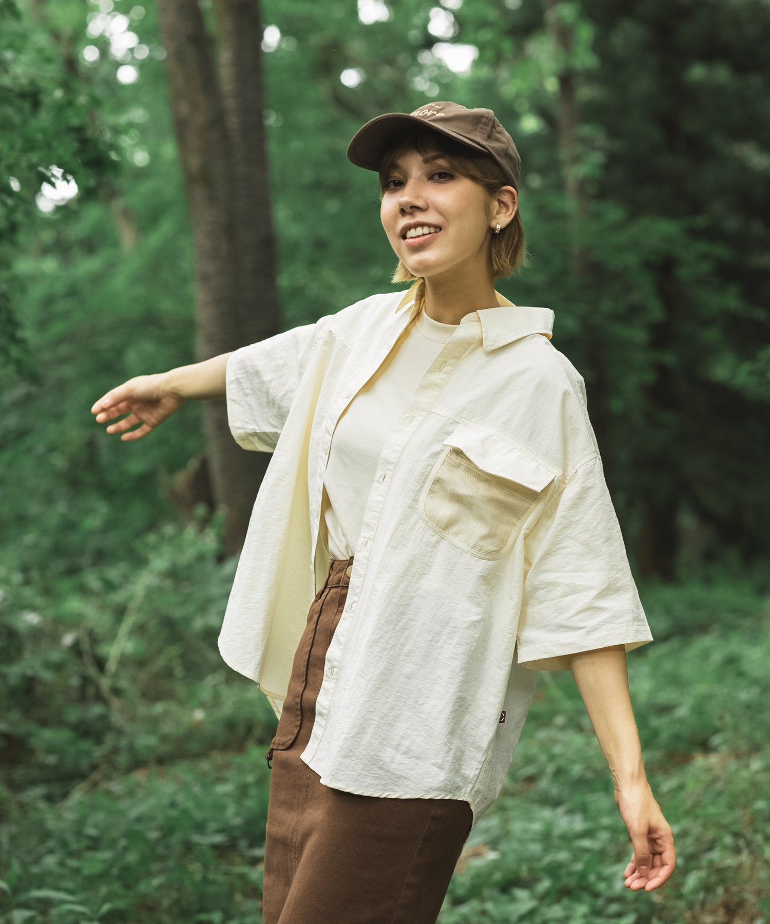 【outdoorsale20％OFF 8.1-8.31絶賛開催】Mesh pocket s/s shirt