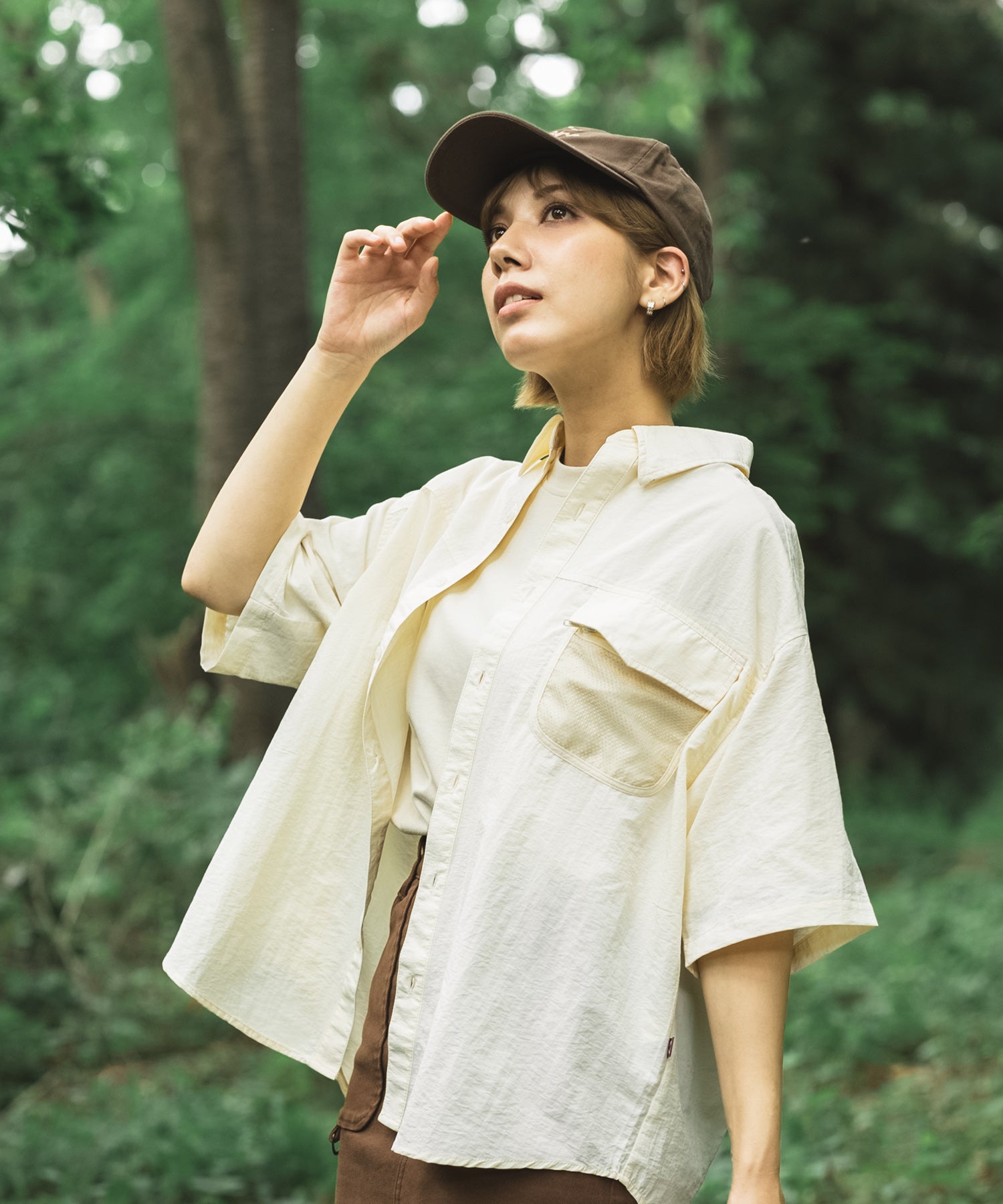 【outdoorsale20％OFF 8.1-8.31絶賛開催】Mesh pocket s/s shirt