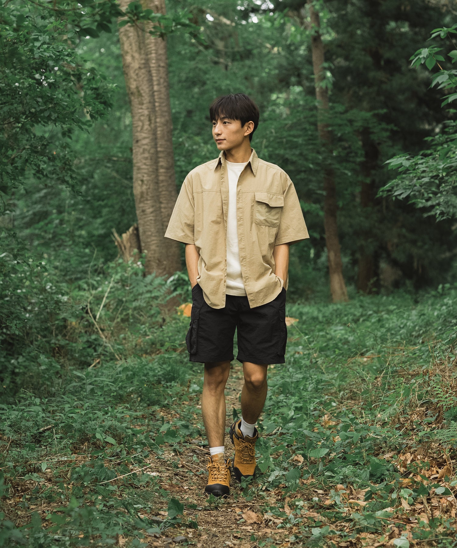 【outdoorsale20％OFF 8.1-8.31絶賛開催】Mesh pocket s/s shirt
