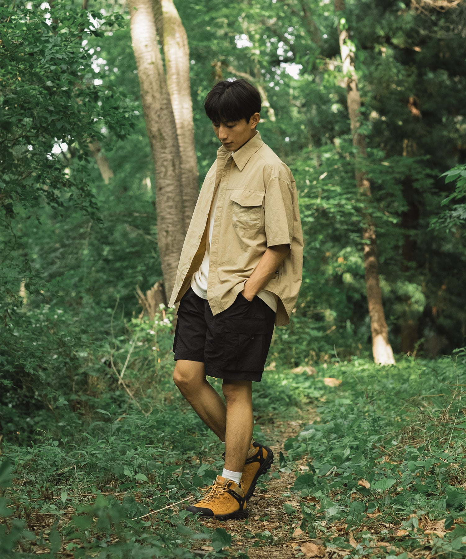 【outdoorsale20％OFF 8.1-8.31絶賛開催】Mesh pocket s/s shirt