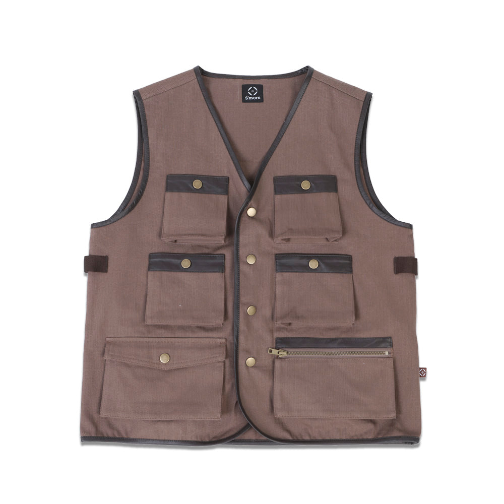 【春応援第二弾 50％OFF　開催期間:3/1～4/3】6POCKETS COTTON 100% VEST