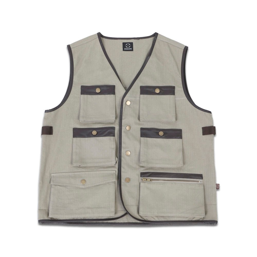 【春応援第二弾 50％OFF　開催期間:3/1～4/3】6POCKETS COTTON 100% VEST