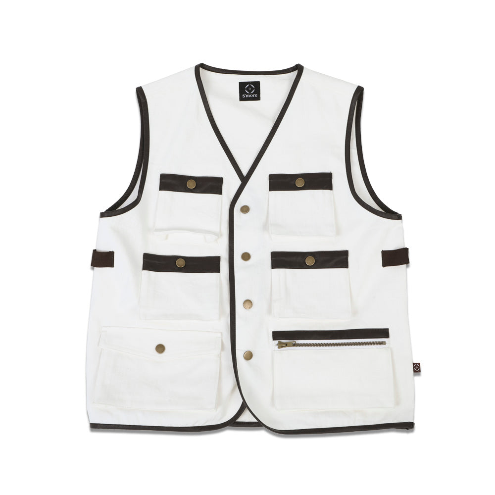 【春応援第二弾 50％OFF　開催期間:3/1～4/3】6POCKETS COTTON 100% VEST