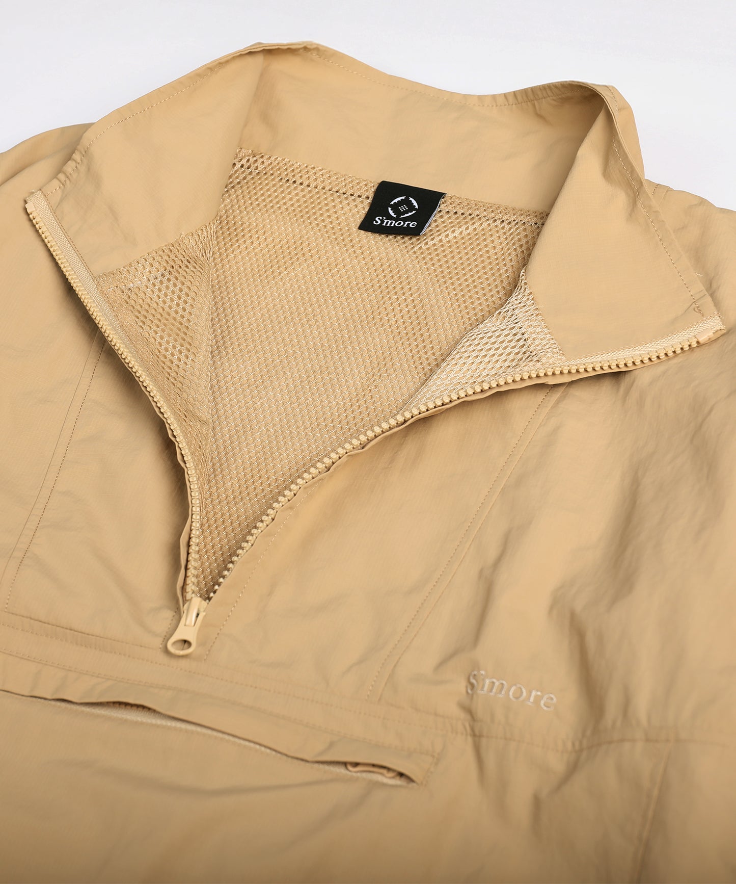 【2025/8/8金9時半発売】S'more 2Way nylon half zip jacket 2ウェイナイロンハーフジップジャケット