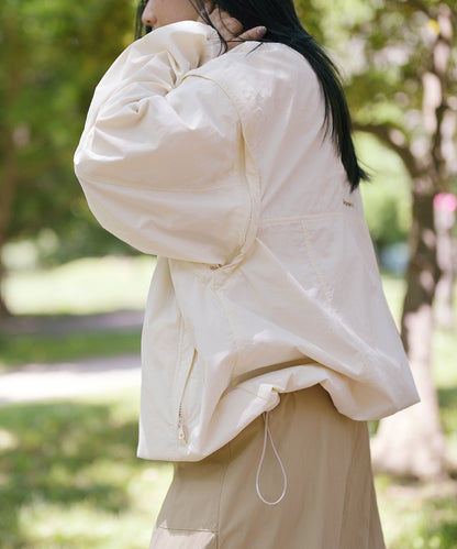 【2025/8/8金9時半発売】S'more 2Way nylon half zip jacket 2ウェイナイロンハーフジップジャケット